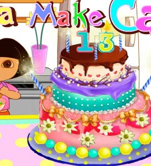 Decora pastel con Dora