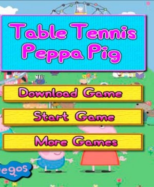 Tenis con Peppa Pig